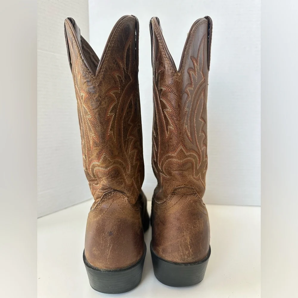 TONY LAMA Men’s Western Cowboy Brown Leather Boots Style BB2021 Size 8